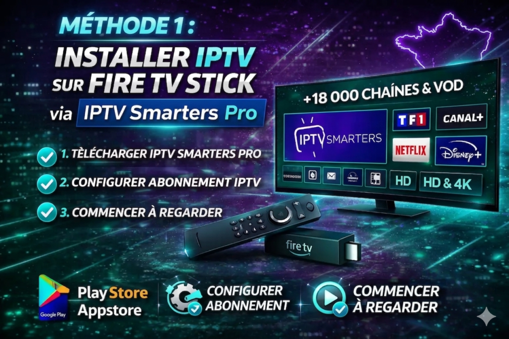 Installer IPTV sur Fire TV Stick