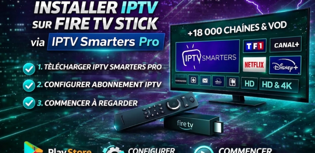 Installer IPTV sur Fire TV Stick